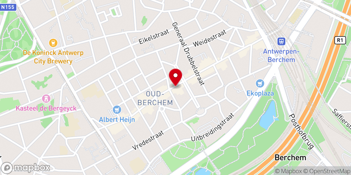Map showing location of Victory Bible Church International Belgium