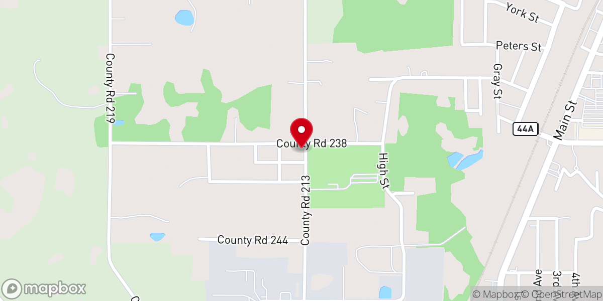 Map showing location of Mt Zion Missionary Baptist Church