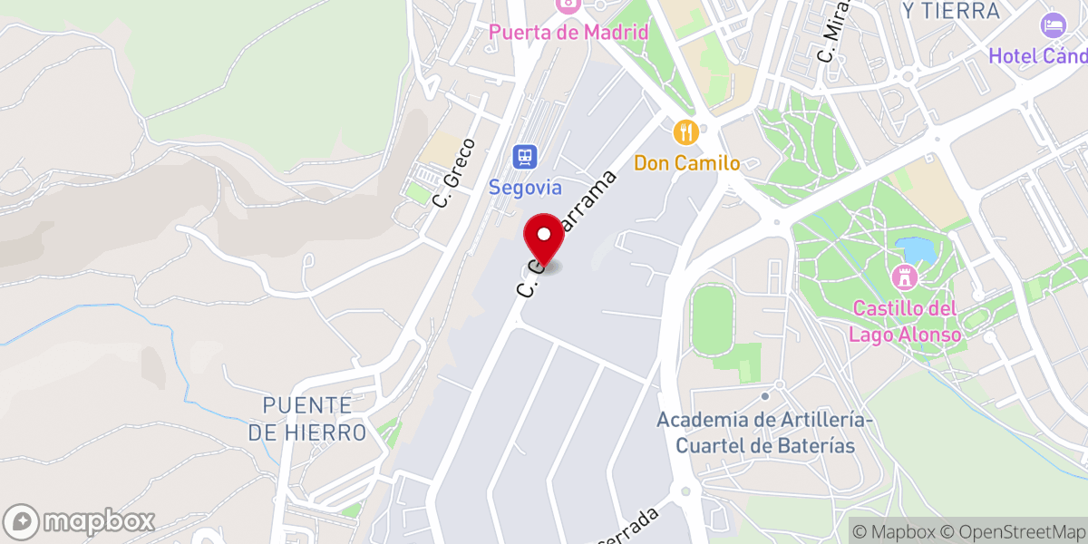 Map showing location of Iglesia de Dios Ministerial de Jesucristo Internacional IDMJI - CGMJI -- ES - SEGOVIA