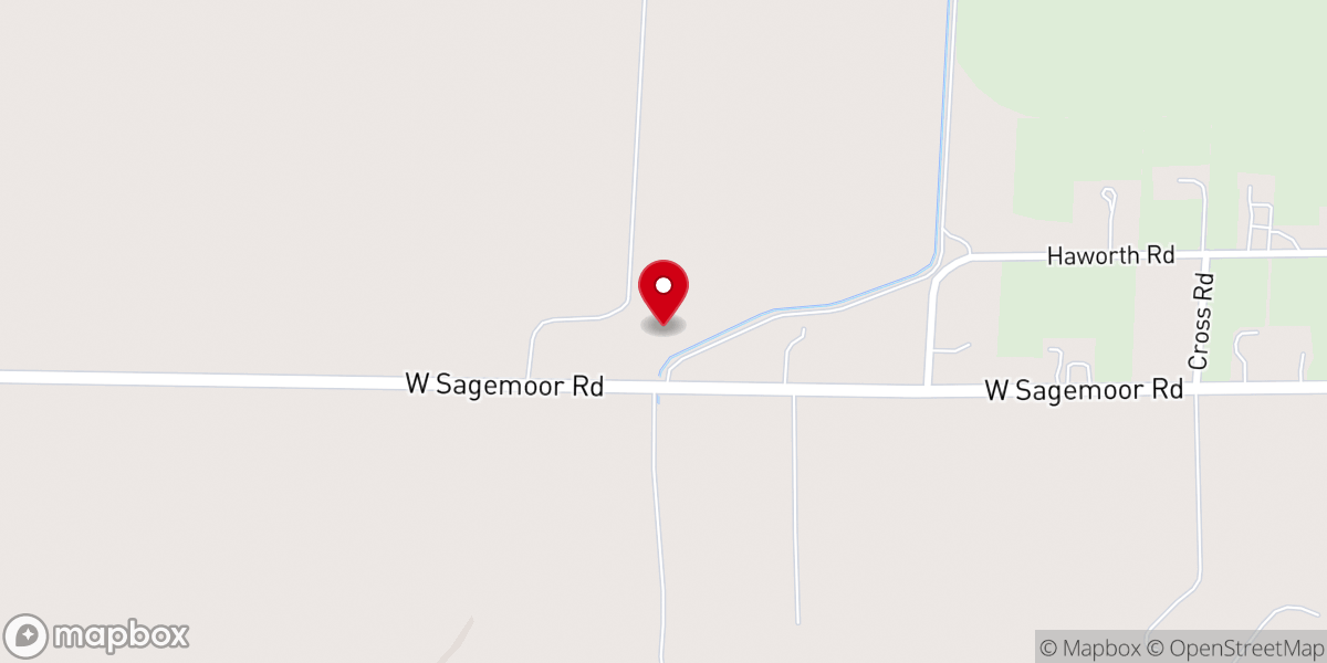 Map showing location of Country Christian Center