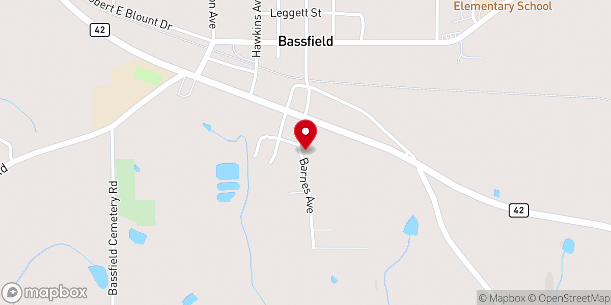 Map showing location of St Paul's Missionary Baptist Church