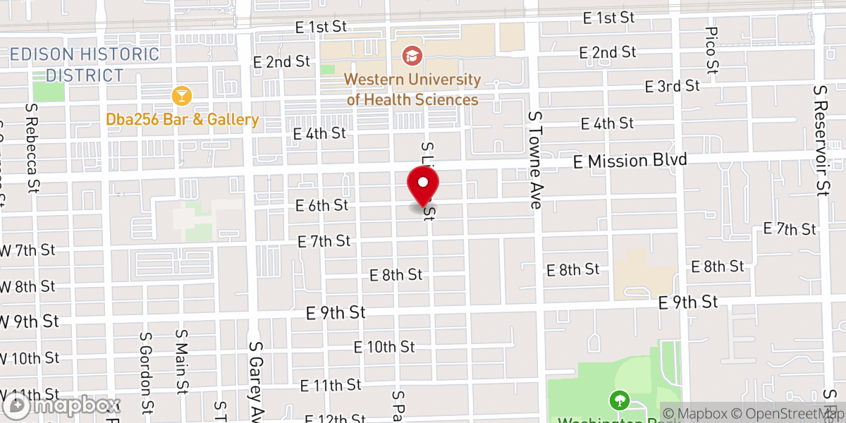 Map showing location of New Testament Baptist Church