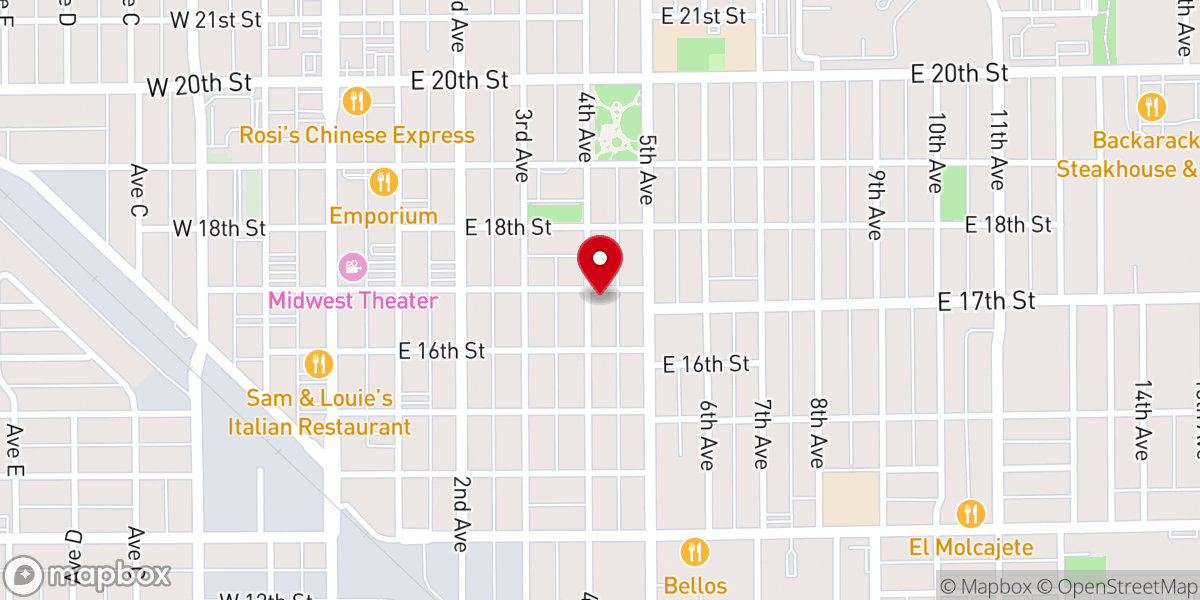 Map showing location of Community of Christ