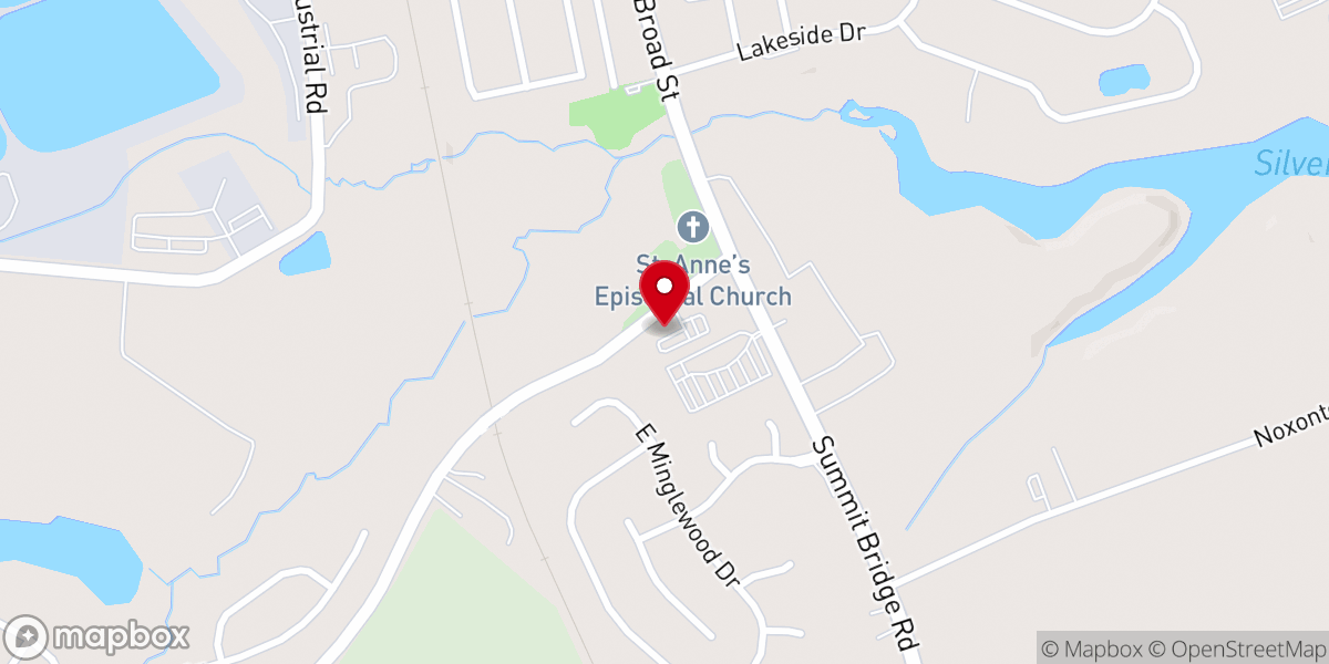 Map showing location of The Christiana Center for Oral Surgery & Dental Implants