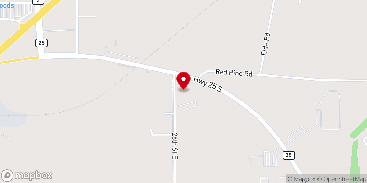 Map showing location of Faith Baptist Church