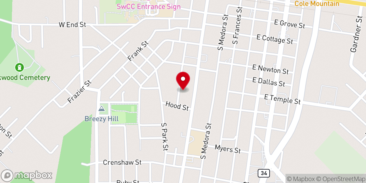Map showing location of United Church of God In Christ