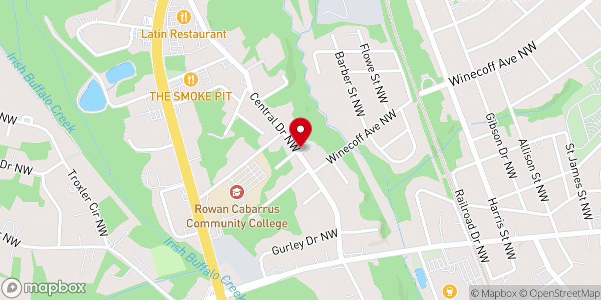 Map showing location of Liberty Primitive Baptist Church