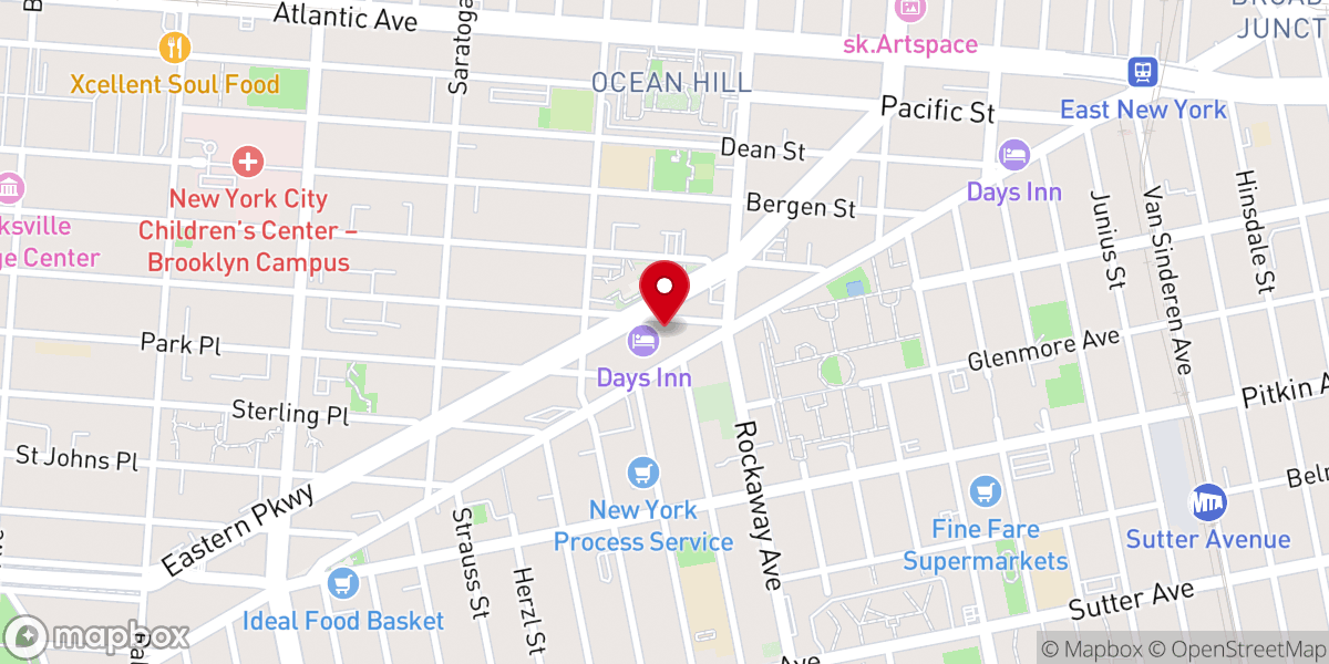 Map showing location of Pentecostal House of Prayer FAP