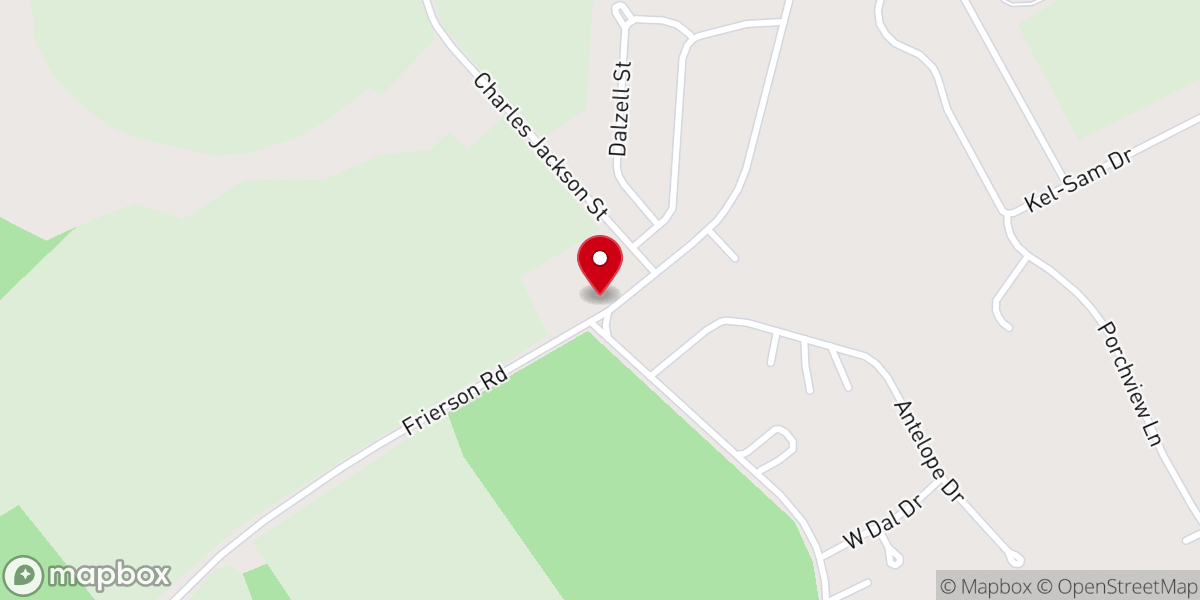Map showing location of Covenant Bible Church