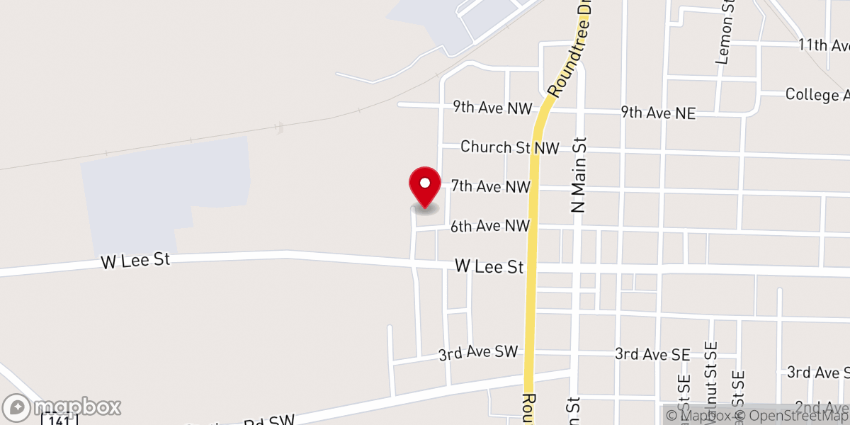 Map showing location of ATOC AME Church
