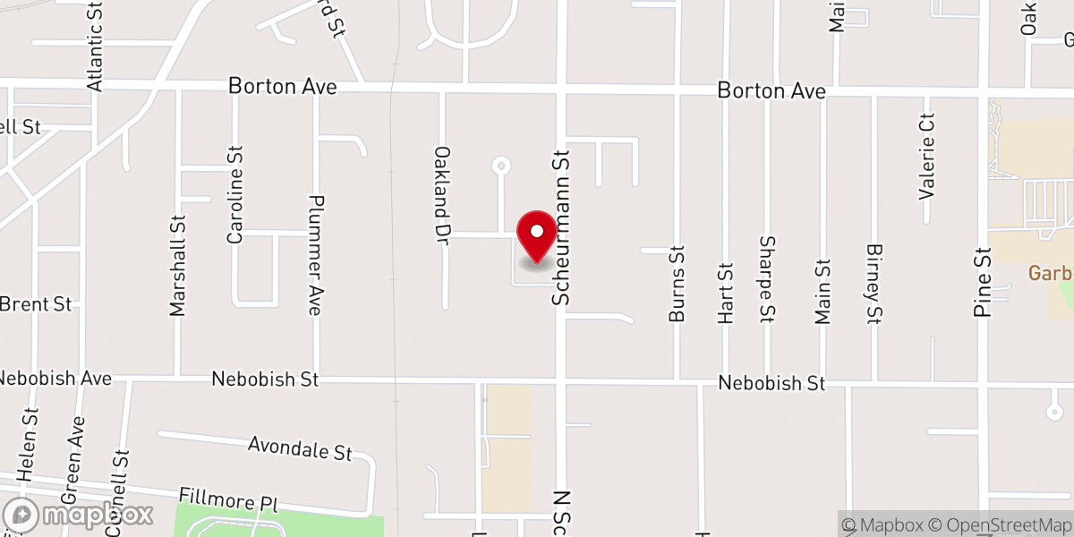 Map showing location of St Luke's United Methodist Church