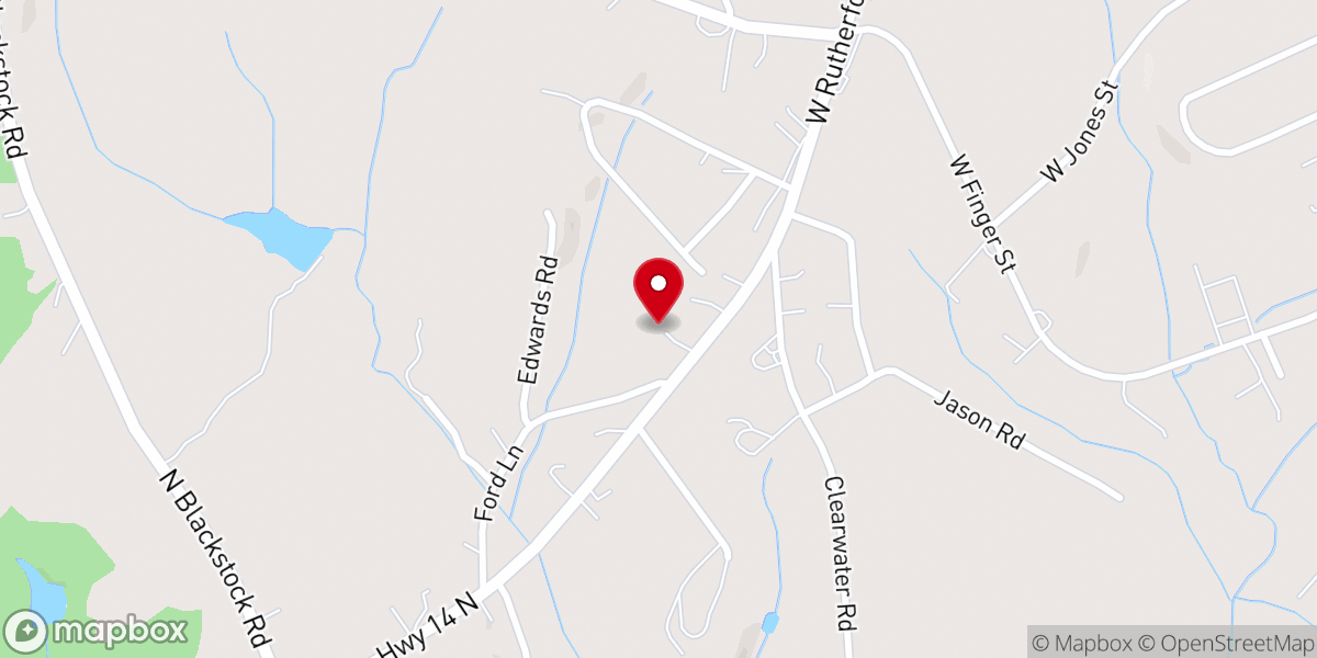 Map showing location of Charis Church