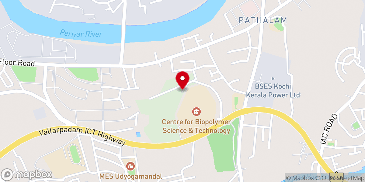 Map showing location of St. George Orthodox Veliyapally Cemetery