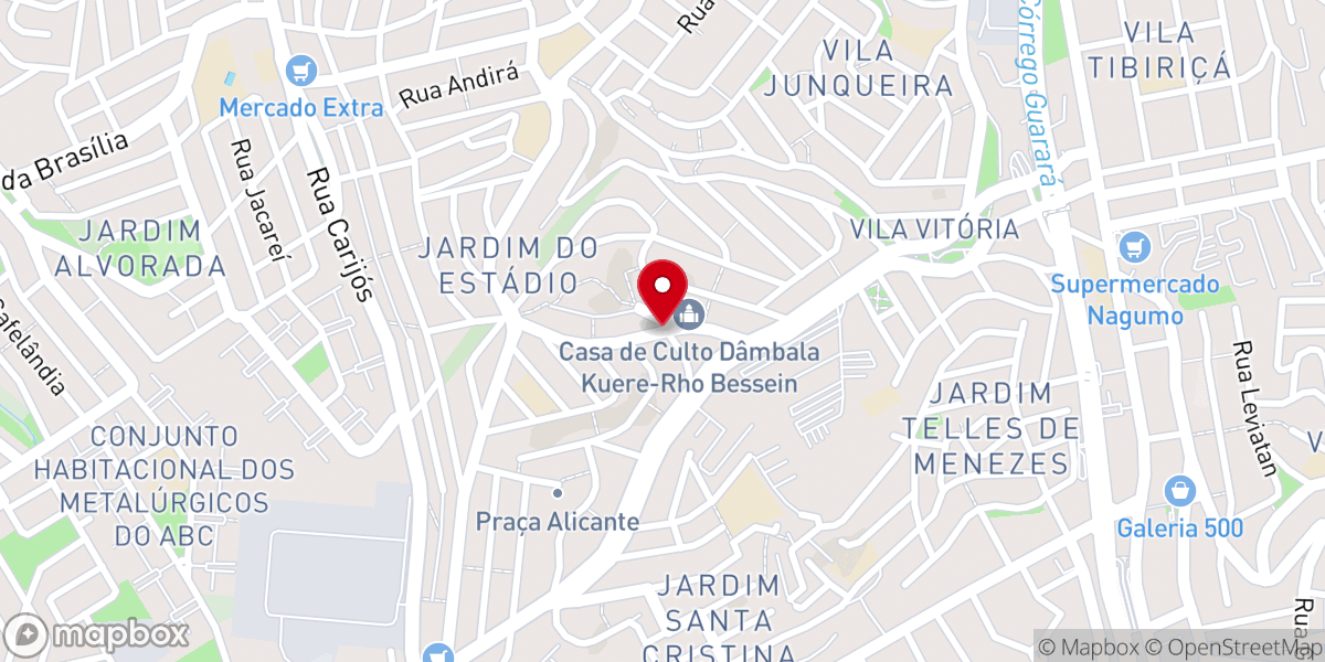 Map showing location of Igreja Evangélica Assembleia de Deus - Ministério Jardim do Estádio I.E.A.D.J.E.