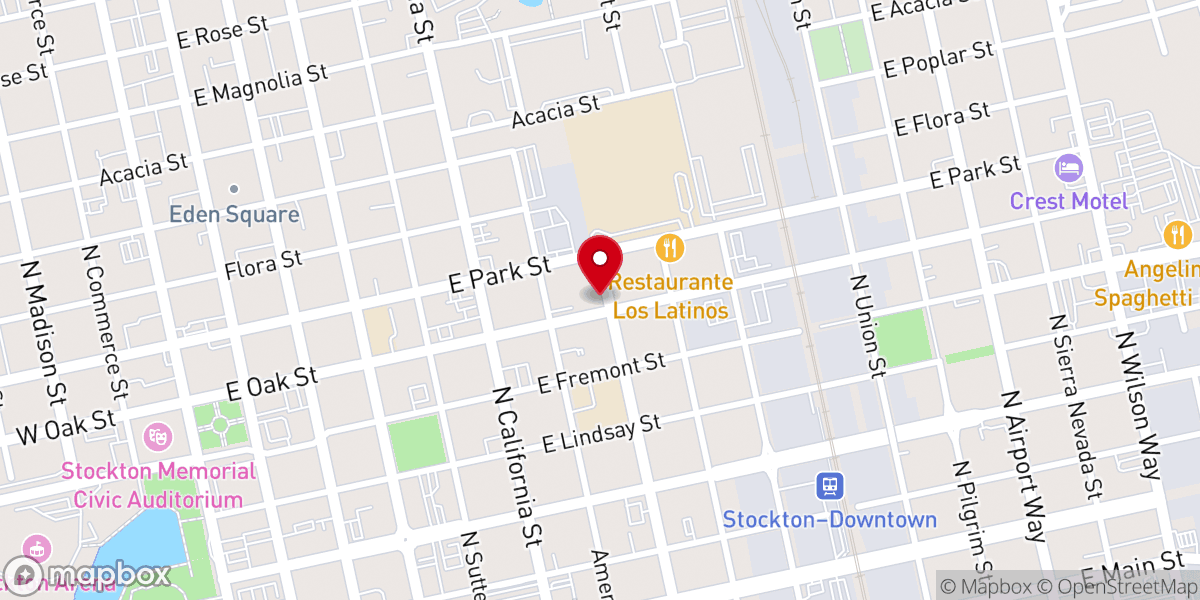 Map showing location of Victory Chapel International