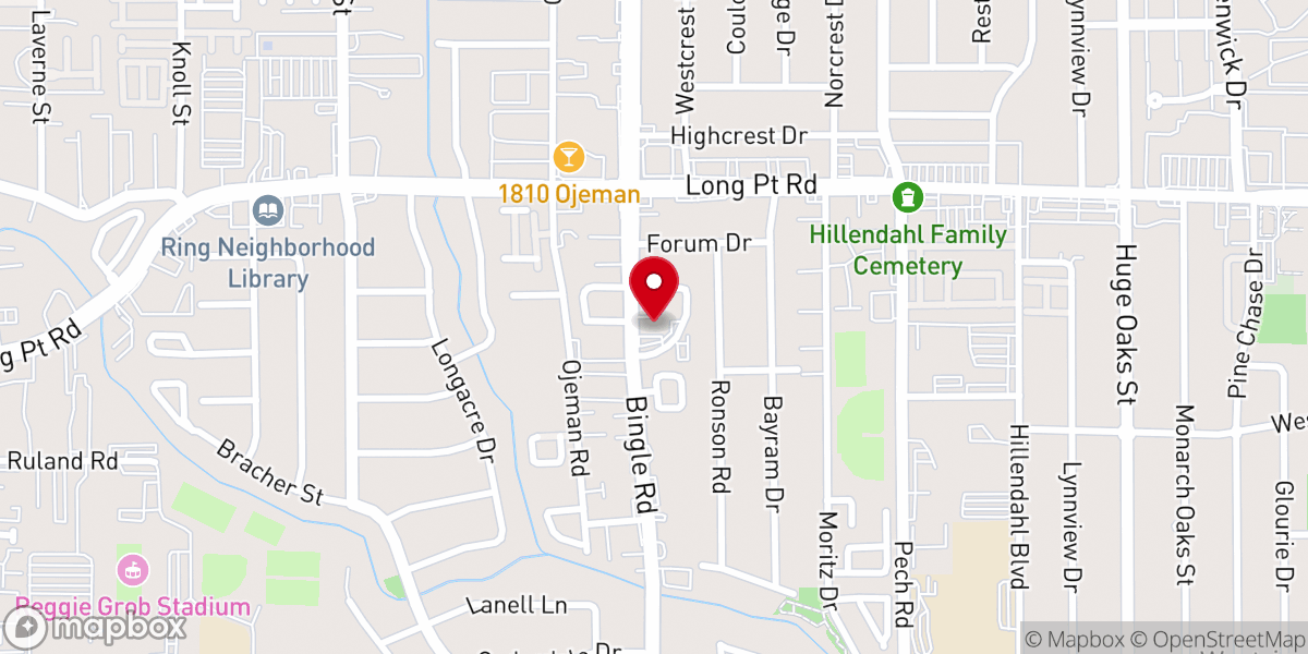 Map showing location of St. Andrew Kim Catholic Church
