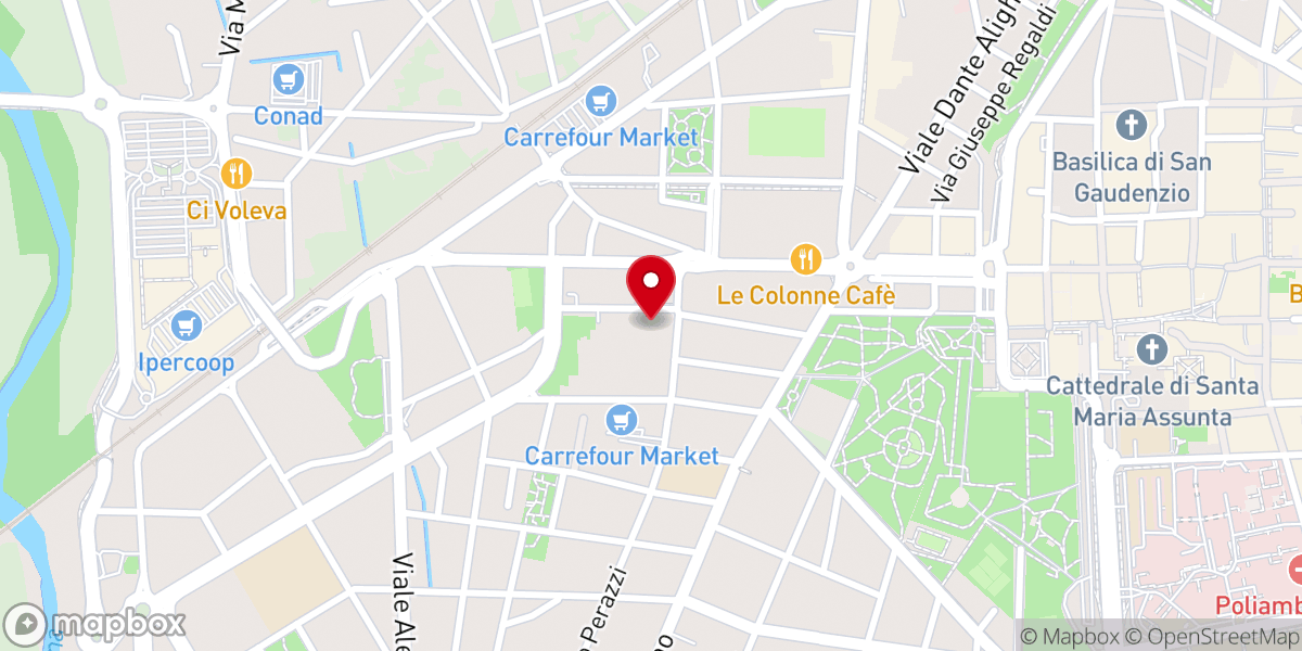 Map showing location of Convento di Santa Maria delle Grazie