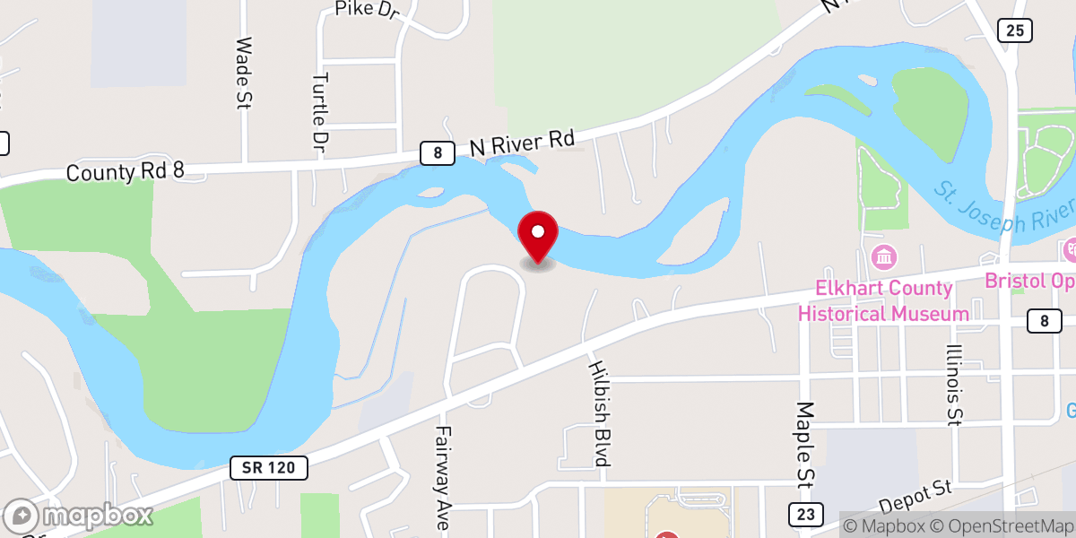 Map showing location of Christiano International
