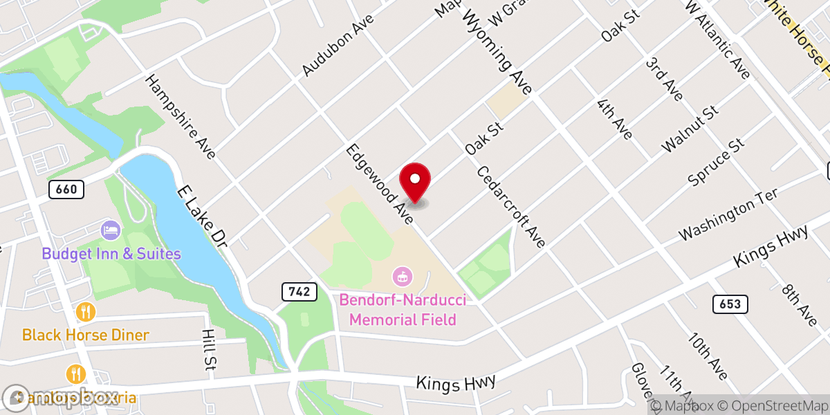 Map showing location of Freedom Hope Church