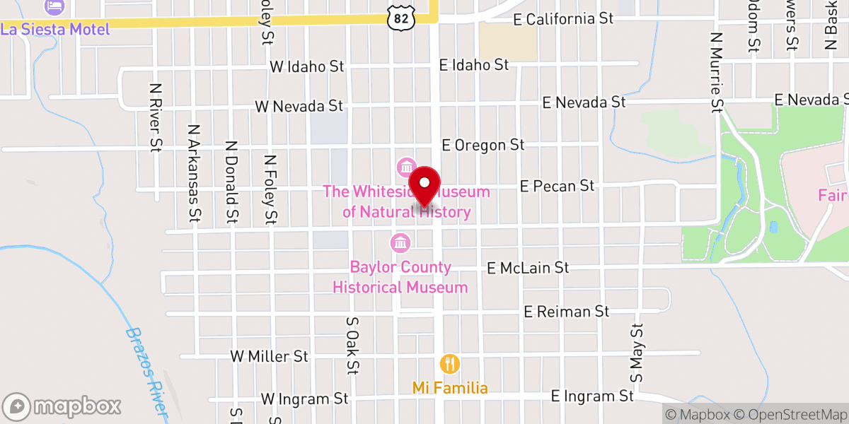 Map showing location of Harvest Christian Fellowship