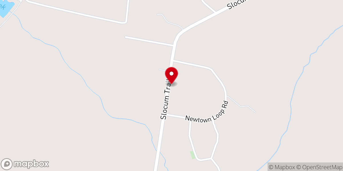 Map showing location of New Zion Ame Church