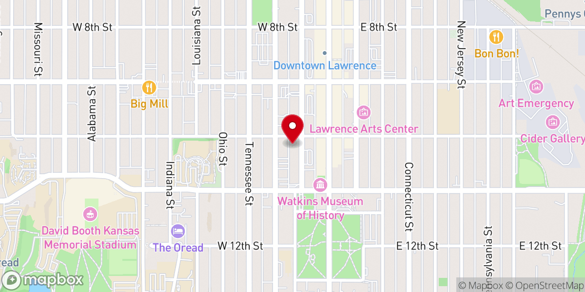 Map showing location of Trinity Episcopal Church