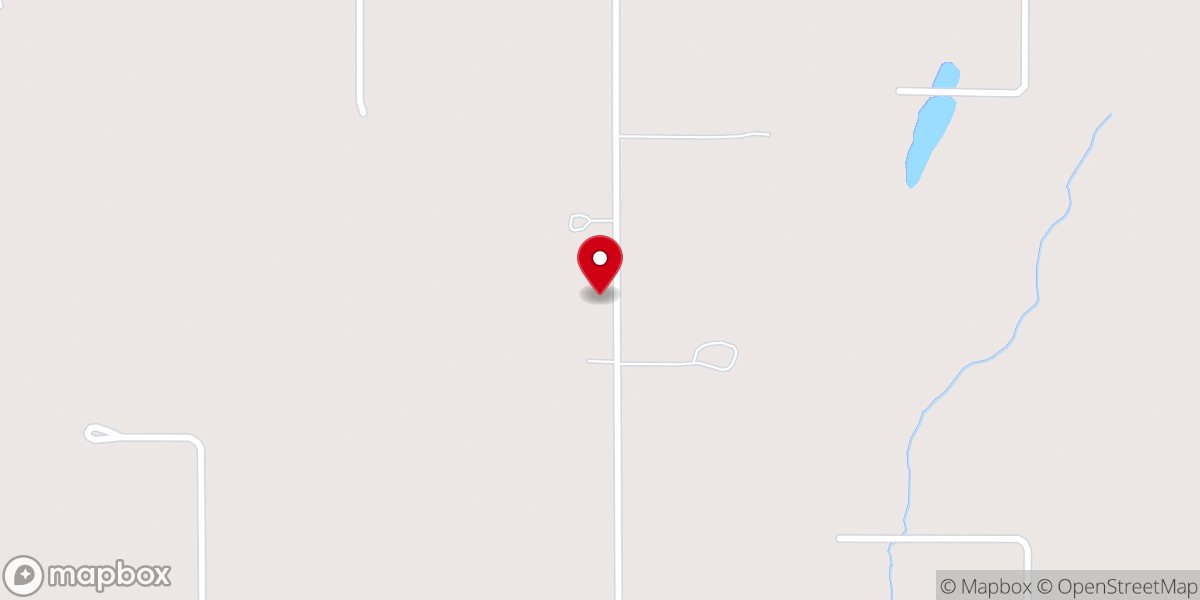 Map showing location of Zion Amish Mennonite Church