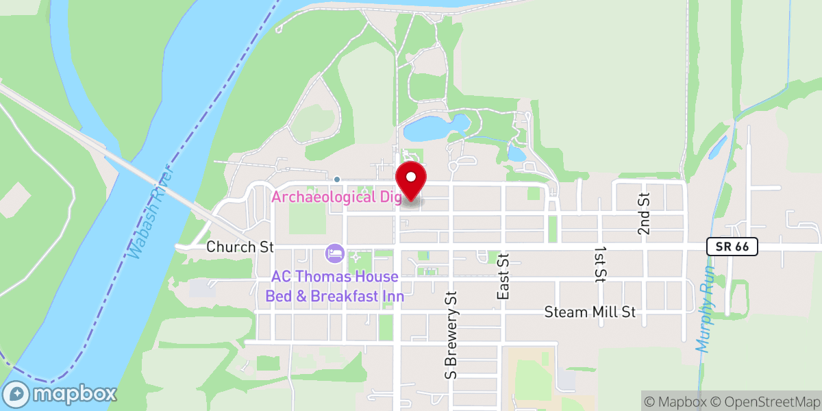 Map showing location of St Stephen's Episcopal Church