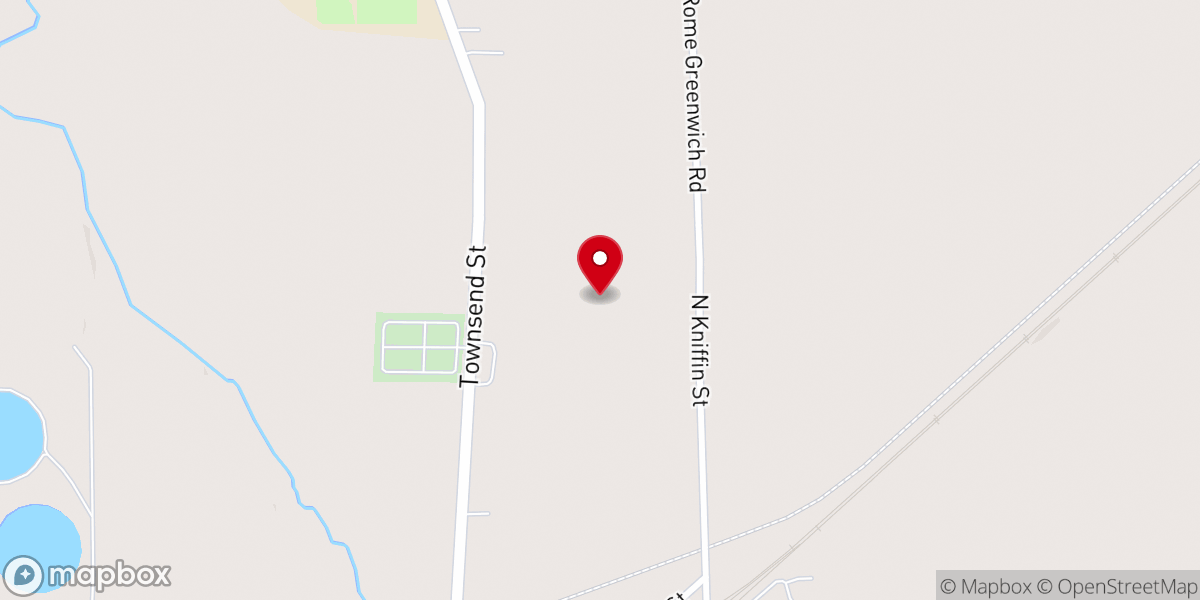 Map showing location of Mission to Amish People