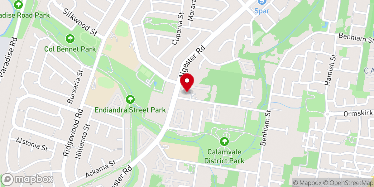 Map showing location of Holy Spirit Anglican Church Algester