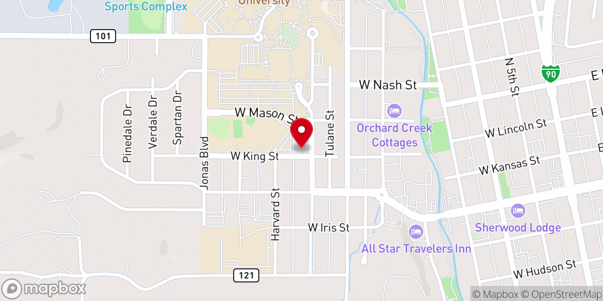 Map showing location of Jacket Catholic