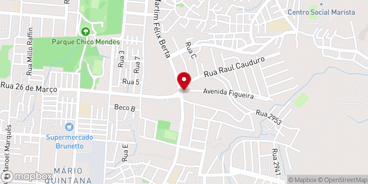 Map showing location of Igreja Pentecostal Deus é Amor - Vila Safira