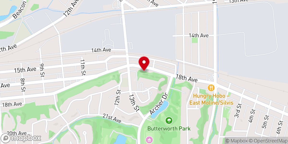 Map showing location of Saint Marys Convent