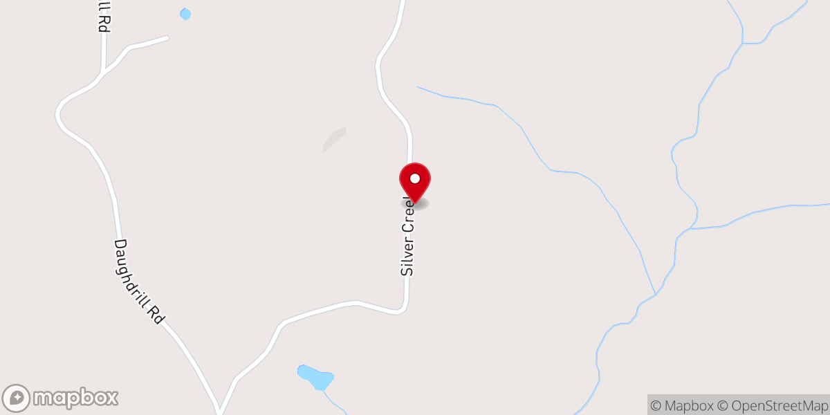 Map showing location of Springhill Baptist Church