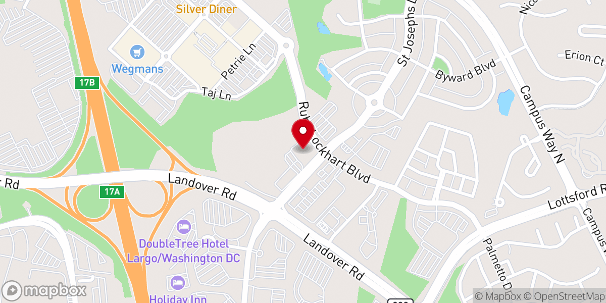 Map showing location of St Joseph Catholic Church