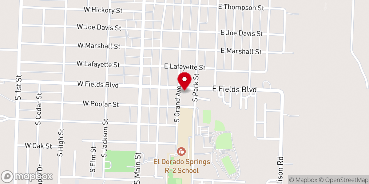 Map showing location of Living Waters Fellowship