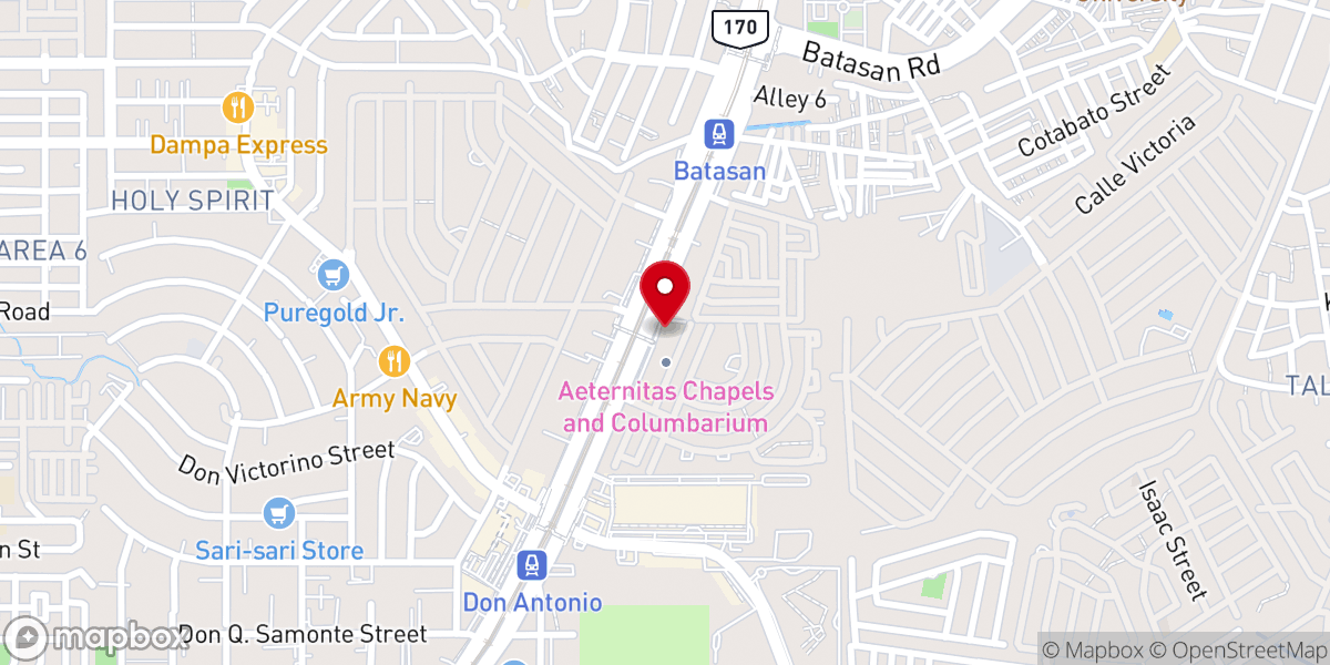Map showing location of St. Peter Parish: Shrine of Leaders (Diocese of Novaliches)