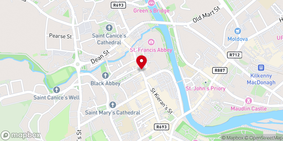 Map showing location of Saint Francis Abbey Brewery Tours