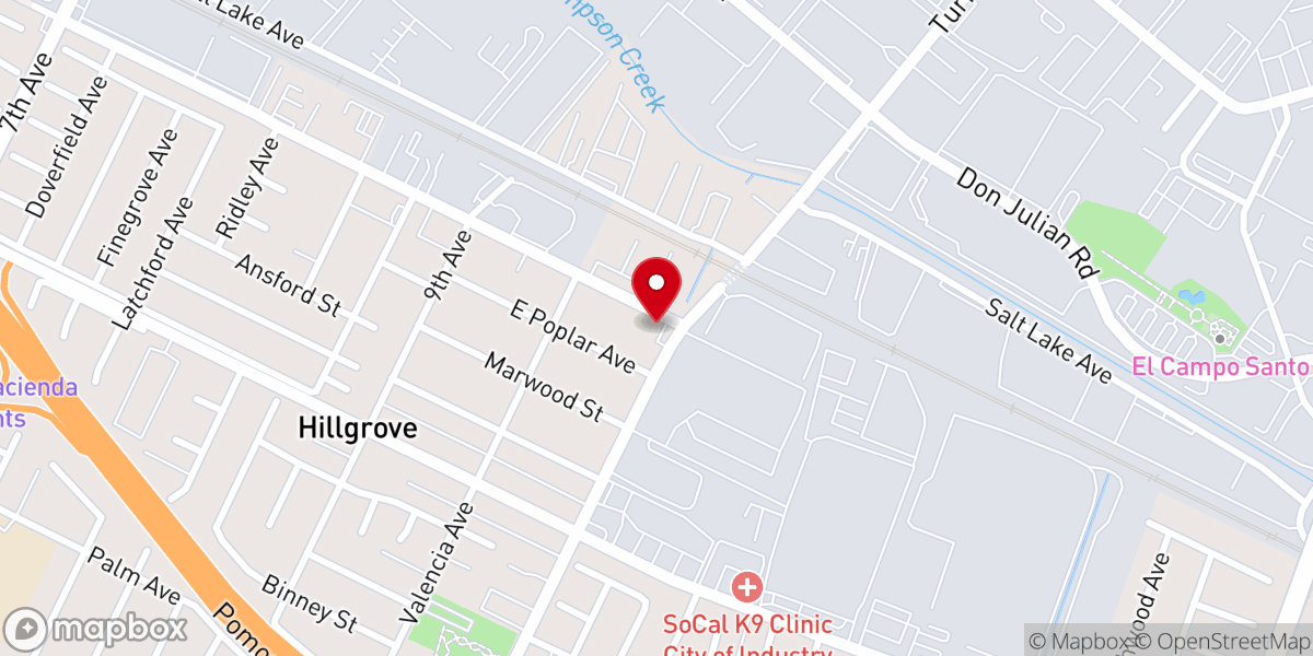 Map showing location of St. Mark's Chinese Lutheran Church