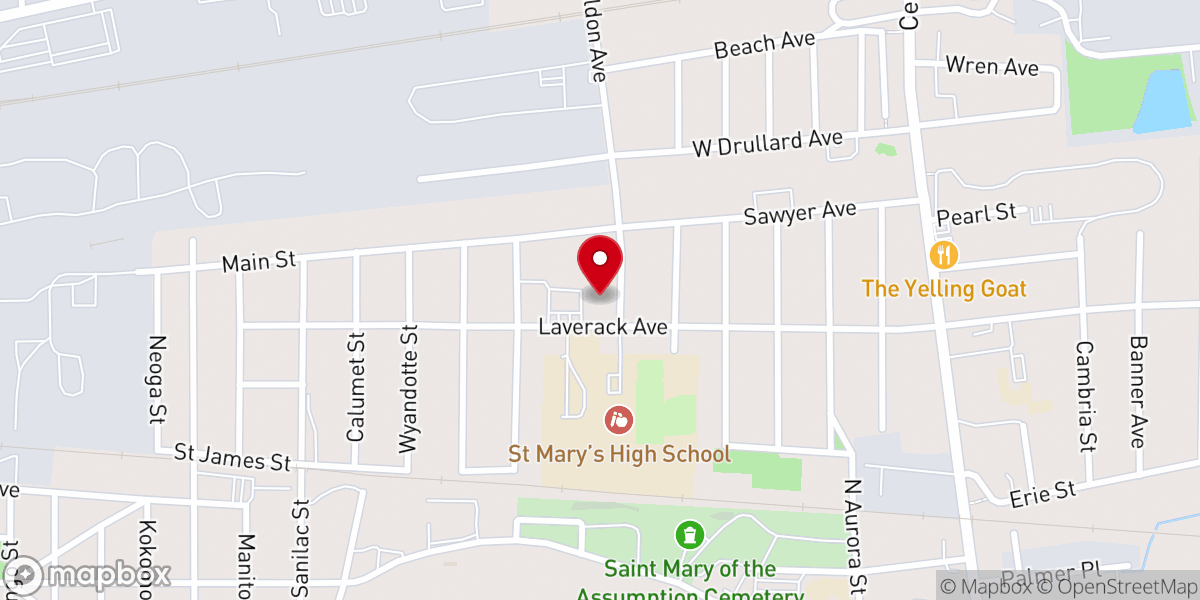 Map showing location of Burning Bush House of Prayer
