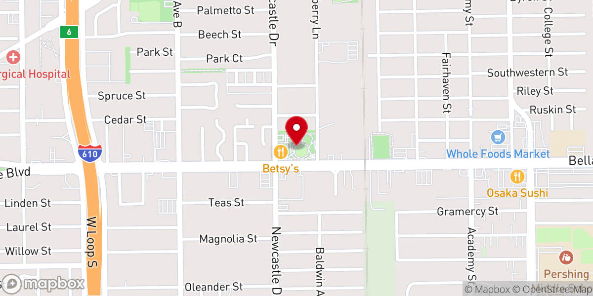 Map showing location of Evelyn's Park