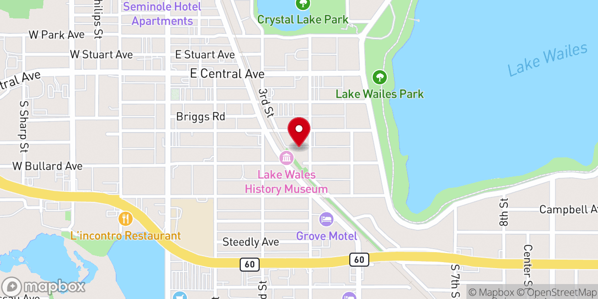 Map showing location of Church of the Good Shepherd