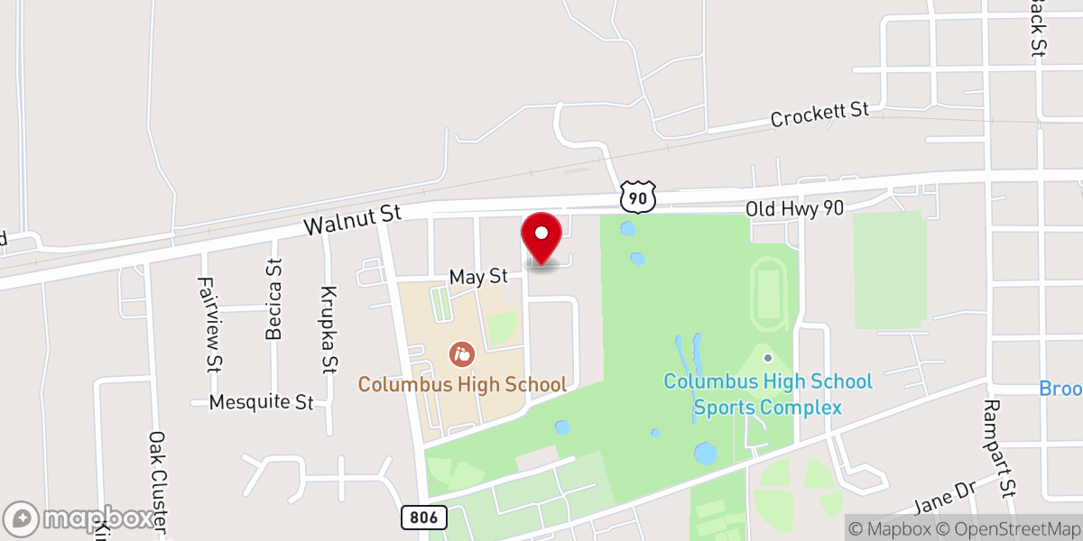 Map showing location of St. Paul Lutheran Lighthouse