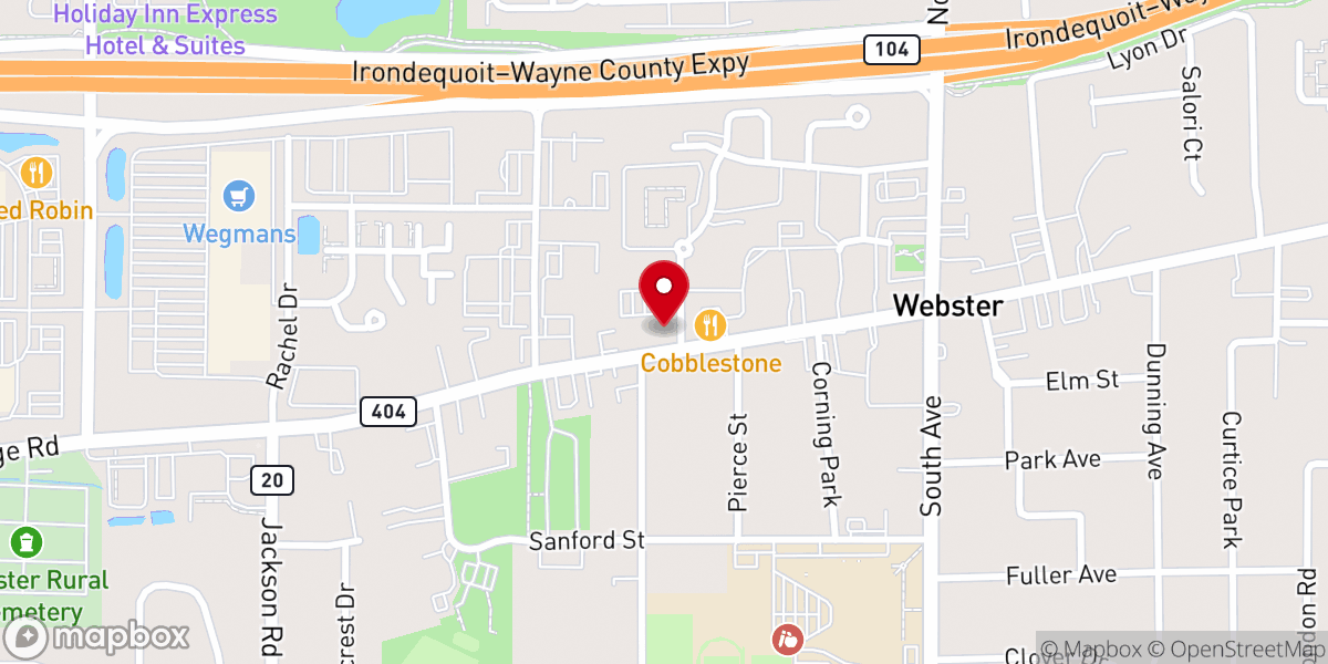 Map showing location of Immanuel Lutheran Church