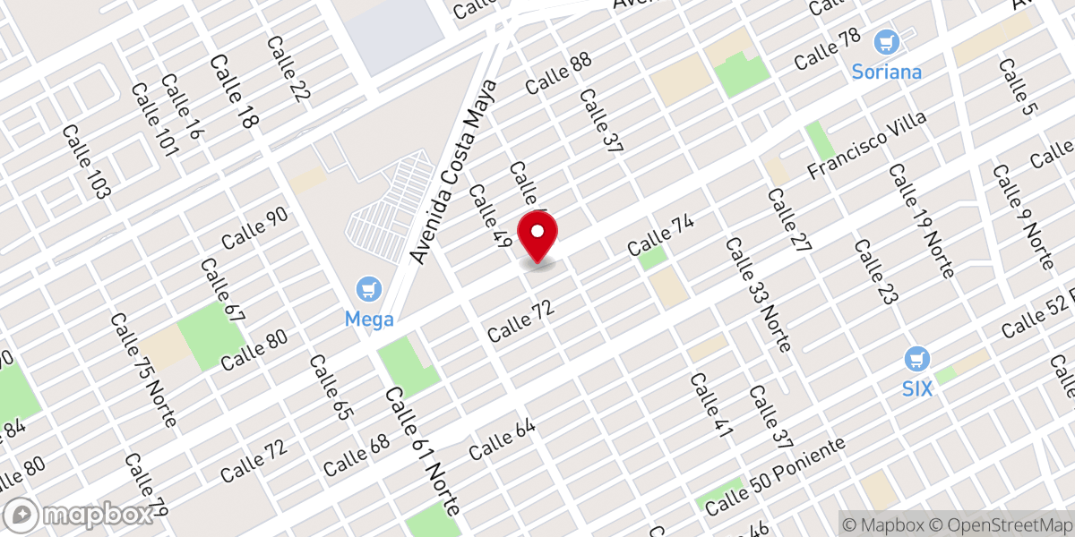Map showing location of Iglesia De Dios Pentecostés Rios De Agua Viva