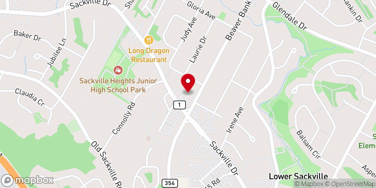 Map showing location of Holy Trinity Parish