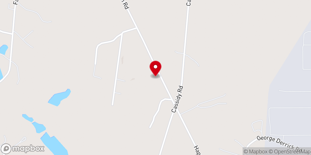 Map showing location of Gaston God House