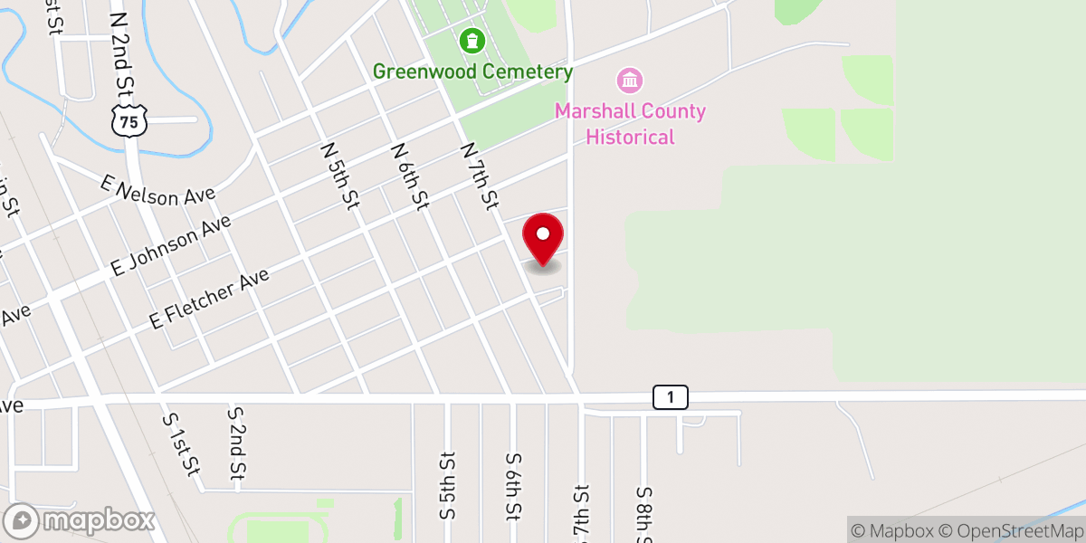 Map showing location of St Peter & Paul Catholic Church