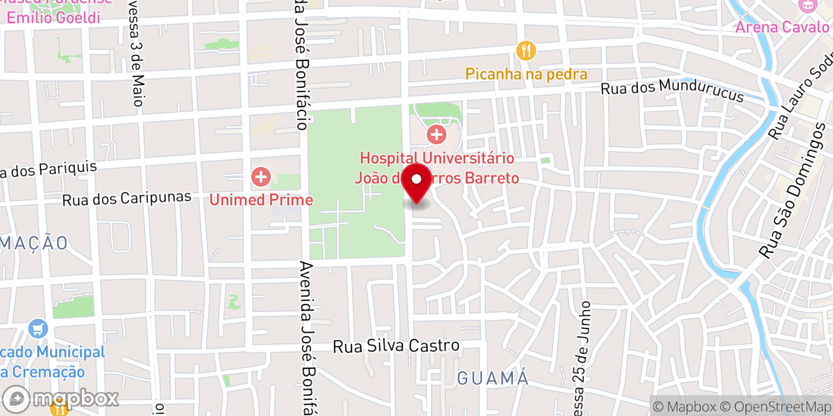 Map showing location of Igreja Evangélica Luterana do Brasil | Congregação Cristo Salvador - CELCS