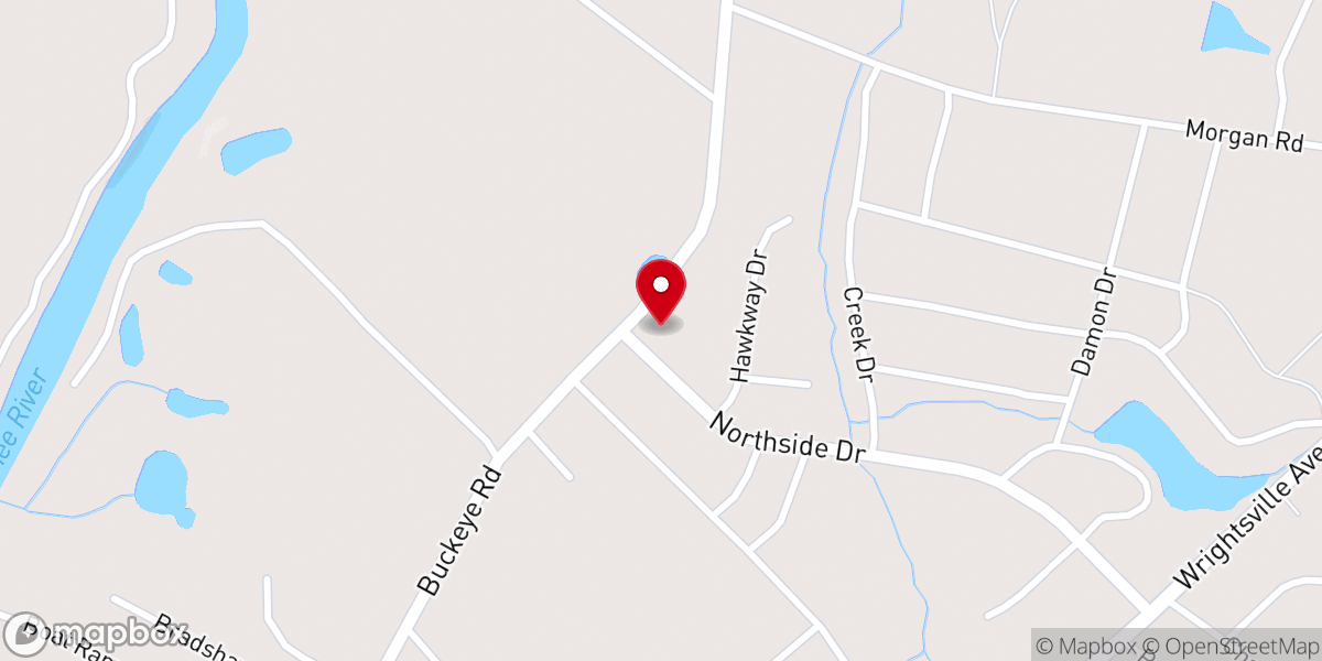 Map showing location of Mt. Sinai Covenant Church with God, Inc.